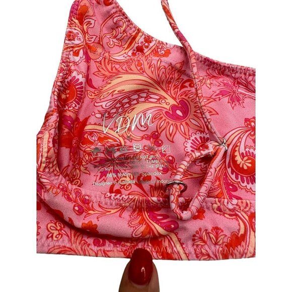 VDM the Label Sienna Pink Paisley Bikini Top Size Small - Picture 9 of 9